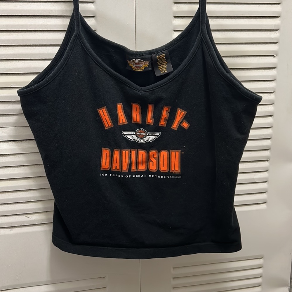 Harley Davidson Crop Top